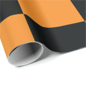 Halloween Checkers patroon Cadeaupapier (Rol Hoek)