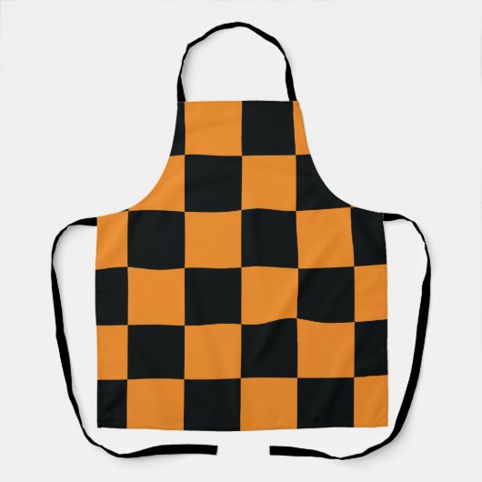 Halloween Checkers patroon Schort (Voorkant)