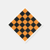 Halloween Checkers patroon Servet (Hoek)