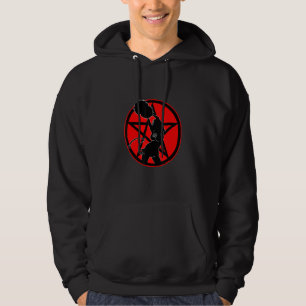Halloween Cheerleader Pentagram Cheerleader Dance Hoodie