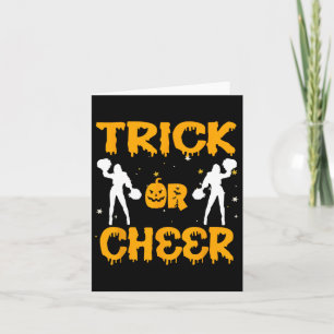 Halloween Cheerleading Grappig Kostuum Cheerleader Kaart