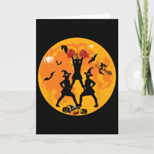 Halloween Cheerleading Grappig Kostuum Cheerleader Kaart