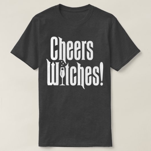 Halloween Cheers Witches T-shirt (Design voorkant)