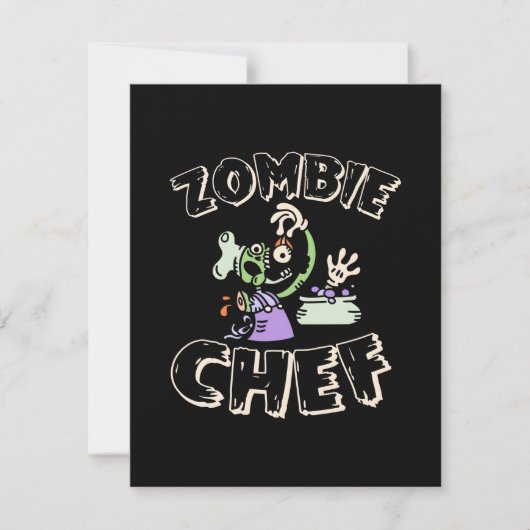 Halloween Chef Bedankkaart (Voorkant)