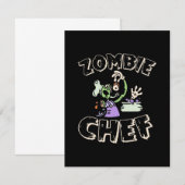Halloween Chef Bedankkaart (Voorkant / Achterkant)