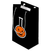 Halloween Chemie Pompoen Cadeautas (Achterkant Gekanteld)