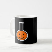 Halloween Chemie Pompoen Koffie Mok (Voorkant links)
