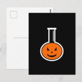 Halloween Chemistry Pumpkin Briefkaart (Voorkant / Achterkant)