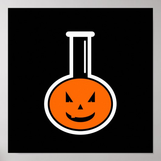 Halloween Chemistry Pumpkin Poster (Voorkant)