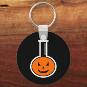 Halloween Chemistry Pumpkin Sleutelhanger (Voorkant)