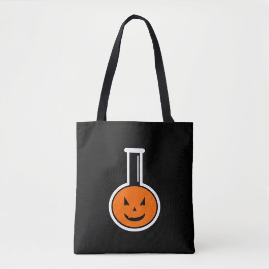 Halloween Chemistry Pumpkin Tote Bag (Voorkant)