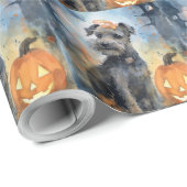 Halloween Chesapeake Bay Terrier met pompoenen Cadeaupapier (Rol Hoek)