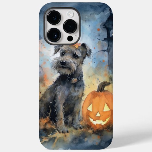 Halloween Chesapeake Bay Terrier met pompoenen Case-Mate iPhone Case (Achterkant)