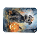 Halloween Chesapeake Bay Terrier met pompoenen Magneet (Horizontaal)