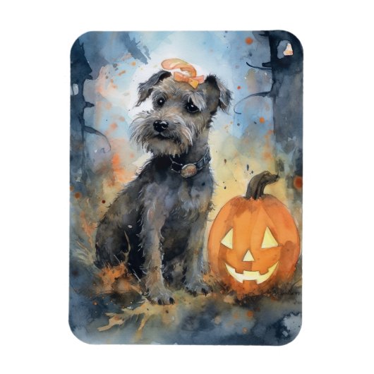 Halloween Chesapeake Bay Terrier met pompoenen Magneet (Verticaal)