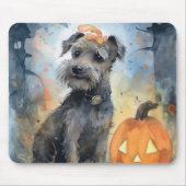 Halloween Chesapeake Bay Terrier met pompoenen Muismat (Voorkant)