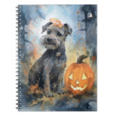 Halloween Chesapeake Bay Terrier met pompoenen Notitieboek (Voorkant)