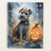 Halloween Chesapeake Bay Terrier met pompoenen Planner (Voorkant)
