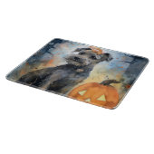 Halloween Chesapeake Bay Terrier met pompoenen Snijplank (Hoek)