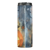Halloween Chesapeake Bay Terrier met pompoenen Thermosbeker (Achterkant)