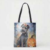 Halloween Chesapeake Bay Terrier met pompoenen Tote Bag (Voorkant)