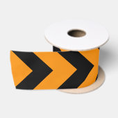 Halloween Chevron 3 Satijnen Lint (Spoel)