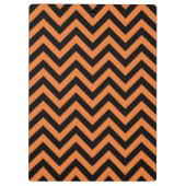 Halloween Chevron Pattern-klembord Klembord (Achterkant)