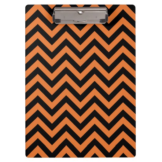 Halloween Chevron Pattern-klembord Klembord (Voorkant)