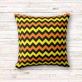 Halloween Chevron Pattern Kussen