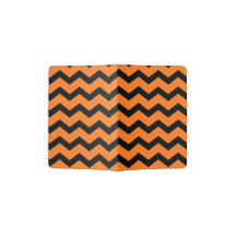 Halloween Chevron Sinaasappel en Black