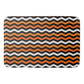 Halloween Chevron Stripe Badmat (Voorkant)