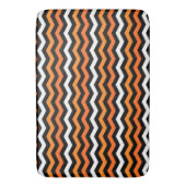 Halloween Chevron Stripe Badmat (Voorkant Verticaal)