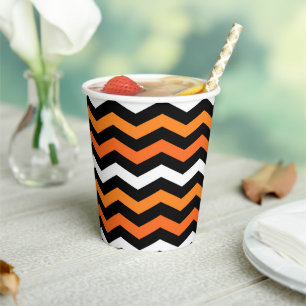 Halloween Chevron Stripe papieren bekers