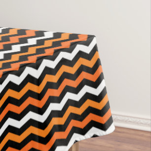 Halloween Chevron Stripe Tafelkleed