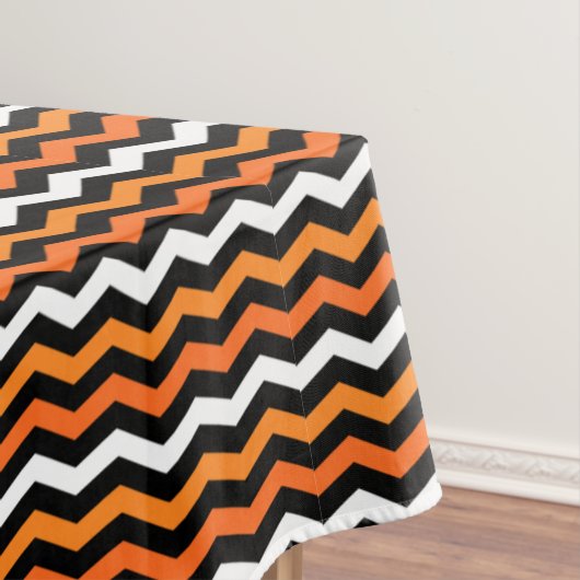 Halloween Chevron Stripe Tafelkleed (Voorbeeld)