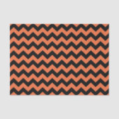 Halloween chevron tissue papier cadeau zak stuffer (Voorkant)