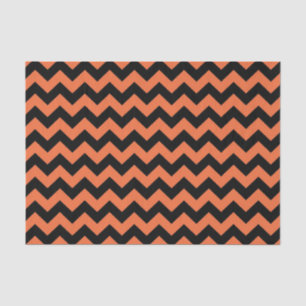 Halloween chevron tissue papier cadeau zak stuffer