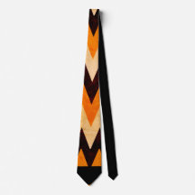 Halloween Chevron Zigzag Patroon – Oranje & Zwart