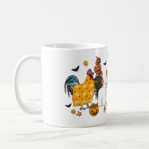 Halloween Chicken Party - Grappig Herfst Kostuumon Koffiemok