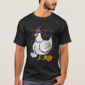 Halloween Chicken Rooster Costume Farmer Men Women T-shirt (Voorkant)