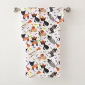 Halloween Chihuahua Bath Towel Set Bad Handdoek (Insitu)