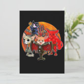 Halloween Chihuahua Costume Mummy Evil Witch Pumpk Aankondiging (Staand voorkant)