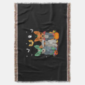 Halloween Chihuahua Dog Witch Cute Gift Dachshund Deken (Voorkant Verticaal)