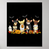 Halloween Chihuahua Ghost Soky Chihuahua Lovers Do Poster (Voorkant)