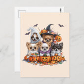 Halloween Chihuahua Honden Briefkaart (Voorkant / Achterkant)