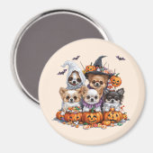 Halloween Chihuahua Honden Magneet (Voorkant / Achterkant)
