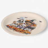 Halloween Chihuahua Honden Papieren Bordje (Gekanteld)