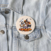Halloween Chihuahua Honden Ronde Button 7,6 Cm (In situ)