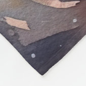 Halloween chihuahua met pompoenen eng fleece deken (Hoek)