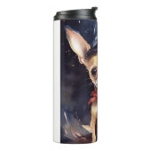 Halloween chihuahua met pompoenen eng thermosbeker (Gedraaid links)
